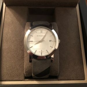 Burberry Jacquard Strap Watch